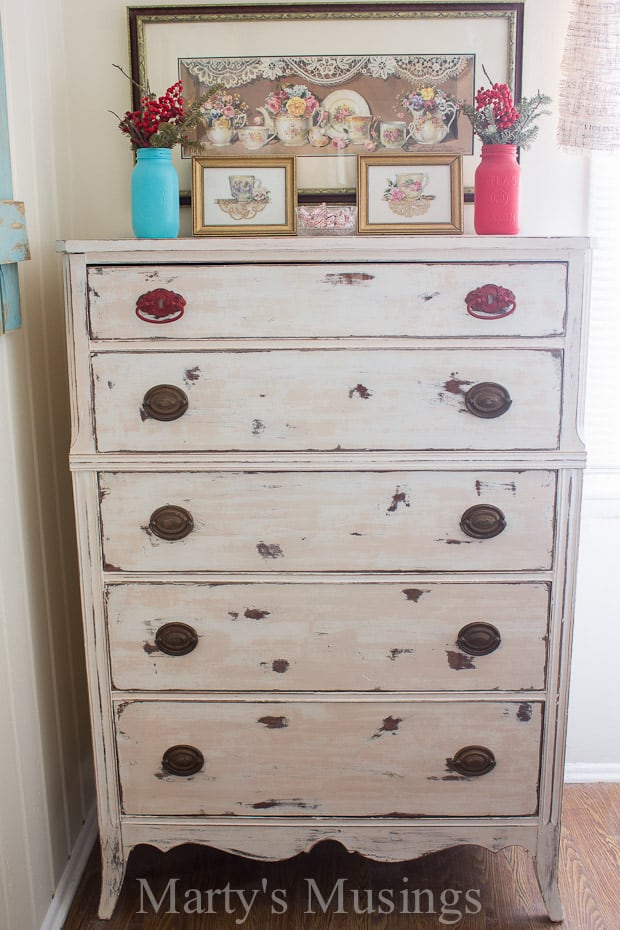 How to Use Chalk Paint Wax Finish - Marty's Musings